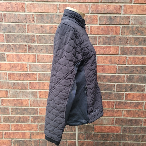 Brooks Shelter Technology Women's Black Hybrid Quilted Full Zip Jacket Large - Picture 4 of 14
